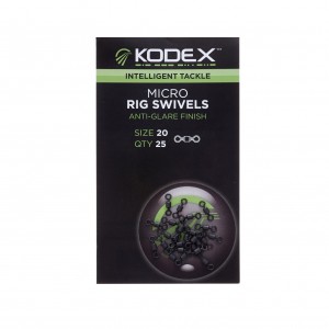Вирбели KODEX MICRO RIG SWIVELS - 25 броя в опаковка