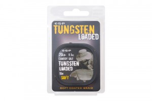 Шаранджийски повод  със силиконово покритие  - ESP Tungsten Loaded Soft 20lb / 10 метра
