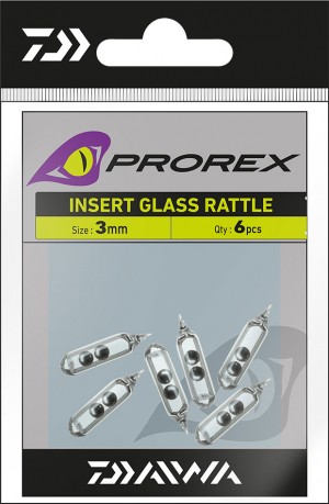 PROREX SCREW-IN INSERT GLASS RATTLE