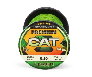 Плетено влакно 200m. - Lazer Line 8X BRAID PREMIUM CAT - зелен цвят