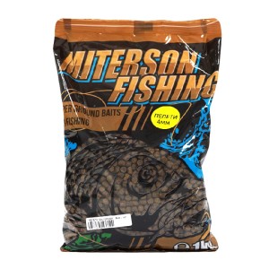 Пелети Miterson Fishing Feed Pellets 4mm - 1kg
