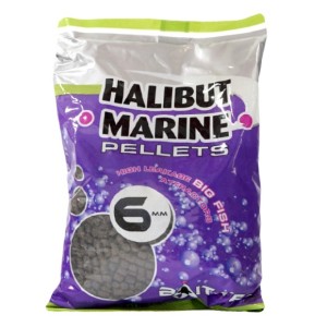 Пелети - BAIT TECH - HALIBUT MARINE PELLETS  - 900g