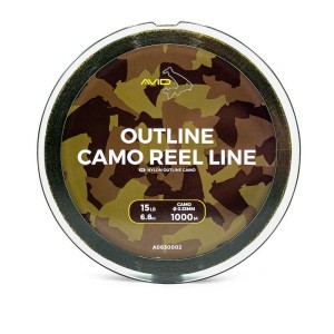 Монофилно Влакно AVID Outline Camo Reel Line 0.28MM/4.5KG - 1000M