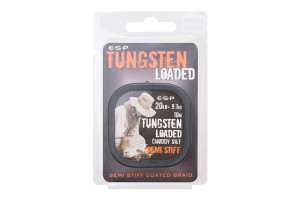Шаранджийски повод със силиконово покритие ESP Tungsten Loaded Semi Stiff 20lb/10m