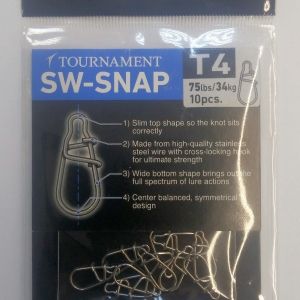 Пакет 10бр карабинка TOURNAMENT SW-SNAP